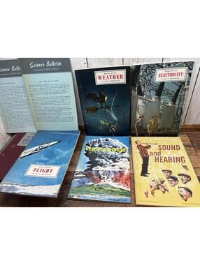 Science Service Science Program Lot of 5 1968-69 Vintage Paperback Homeschool